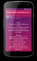 برنامه‌نما Meghan Trainor songs lyrics (O عکس از صفحه
