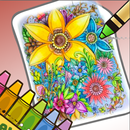 Adult Coloring: Flowers Painting APK