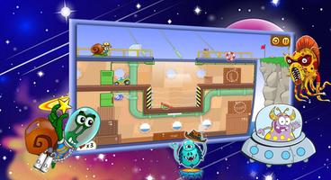 Snail Bobrobbery: Space Adventure تصوير الشاشة 2