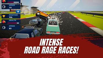 Astonishing Road Rage Racing syot layar 1