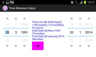 Date between Times screenshot 1