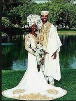 Robe de mariée africaine Affiche