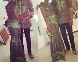 African Couple Fashion Ideas poster
