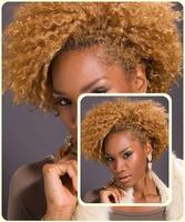 Afrikanische Frau Haarschnitt Plakat