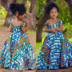 Afrykański styl mody dziecięce ikona