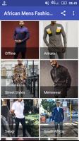 Style de mode pour hommes africains Affiche