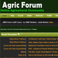 Agriculture Forum poster