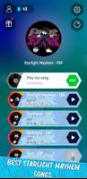 Starlight Mayhem FNF Tiles Hop Music Plakat