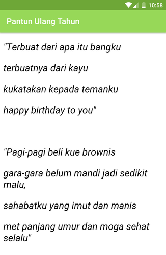 Pantun Lengkap Terbaik Apk 1 1 Download For Android Download