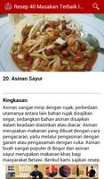 Resep 40 Masakan Terbaik captura de pantalla 1