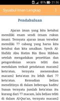 1 Schermata Syu'abul Iman Lengkap