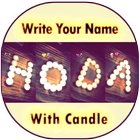 Write Name By Candle, Art Name icon