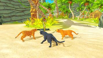 Wild Cougar Family Simulator capture d'écran 2