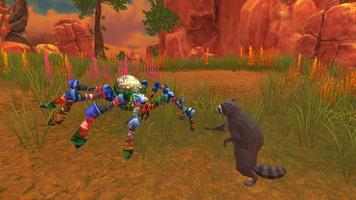 Raccoon Forest Wildlife Sim ảnh chụp màn hình 1