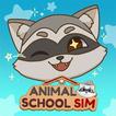 Animal School Sim أيقونة