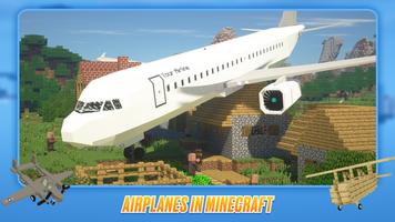 Planes for Minecraft Mod 2024 海报