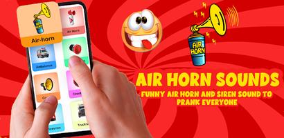 Air Horn prank-Siren sounds poster
