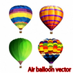 Air balloon vector