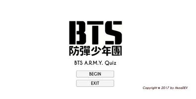 BTS ARMY Fan Quiz Affiche