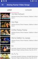 Akshay Kumar Video Songs โปสเตอร์