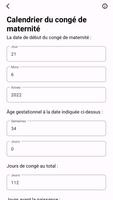 Calculateur Obstétrique capture d'écran 3