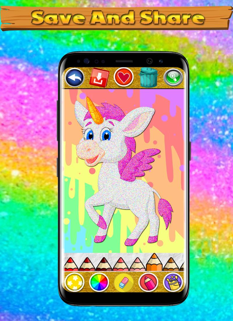 Download Unicorn Coloring Book Glitter For Android Apk Download