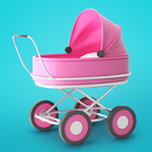 Bebé y mamá - Simulador 3D icono