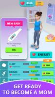 Baby & Mom 3D - Pregnancy Sim پوسٹر