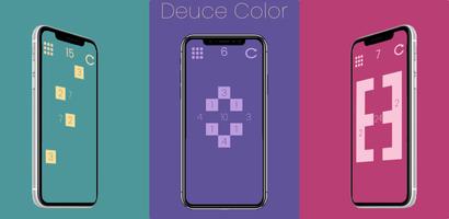 Deuce Color - Anti-stress puzz الملصق