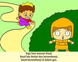 برنامه‌نما Alkitab Anak : Daud dan Saul عکس از صفحه