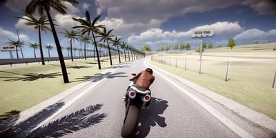 Motorbike Racing Bike Ride 3D Affiche