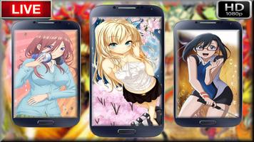 Cute Girls Anime Wallpapers Live HD Affiche