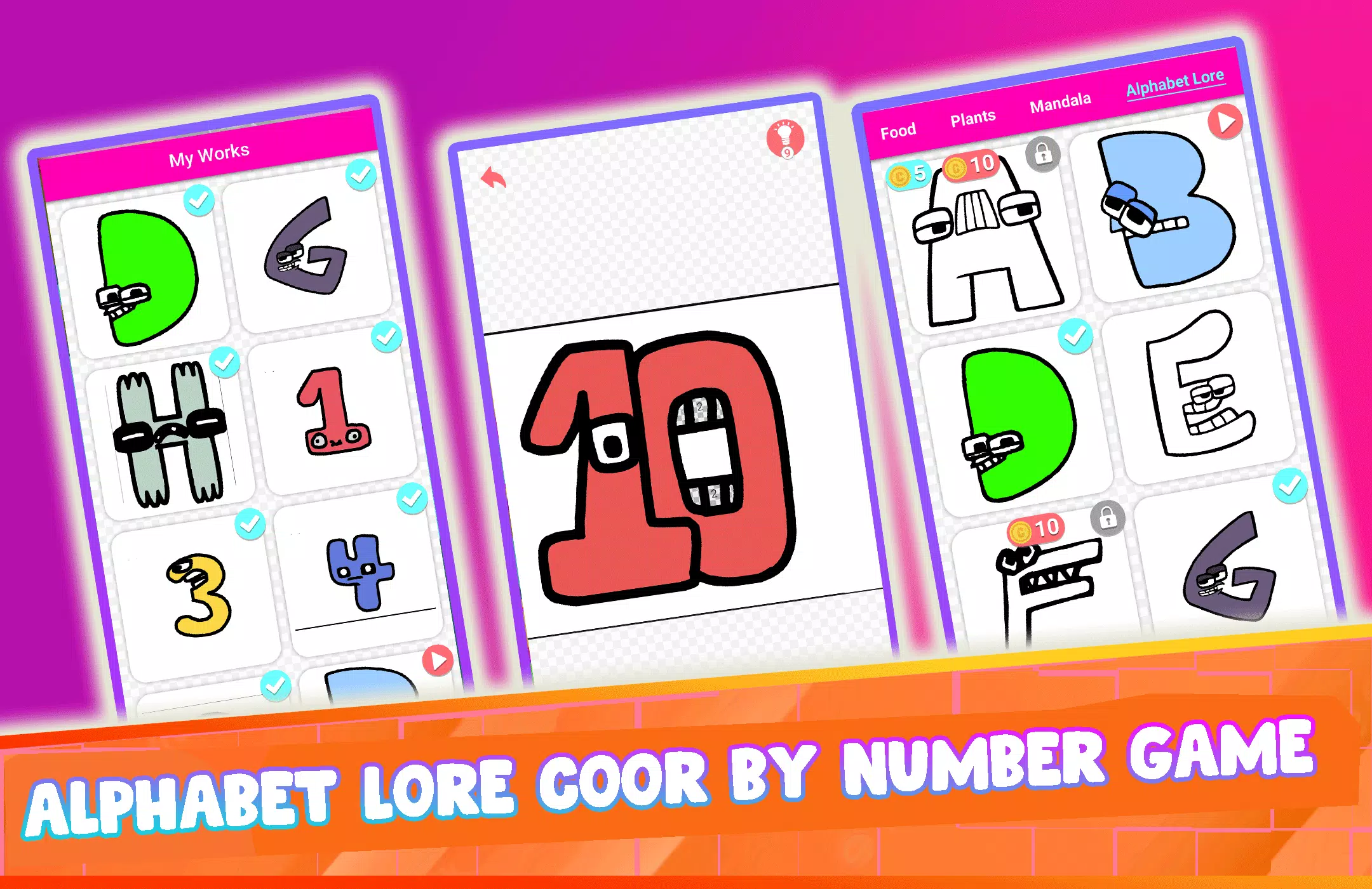 Alphabet Lore: Color By Number APK for Android Download