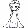 How to draw princess cute