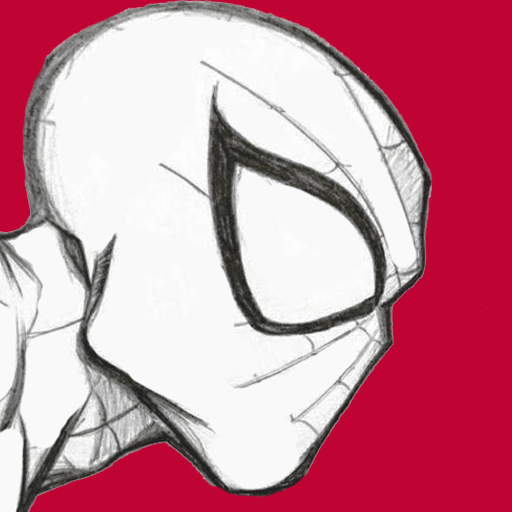 How to draw Spider Boy Easy