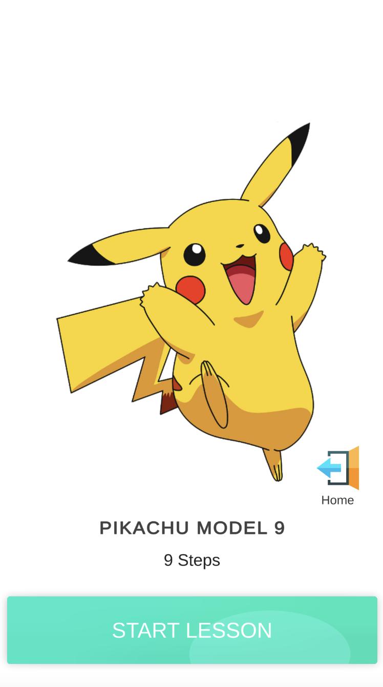 Redesenhar O Novo Desenho Pokemon Pikachu Conjunto De Coloração