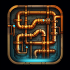 Rotate Pipes Puzzle أيقونة