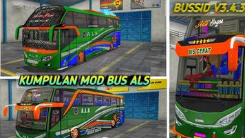 Livery Mod Bussid ALS HD Affiche