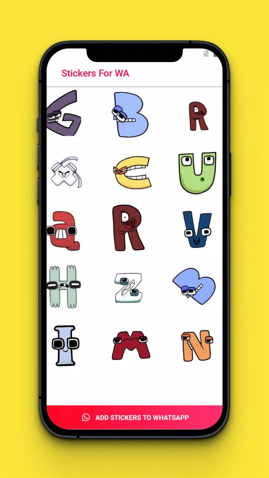R, Alphabet Lore - Alphabet Lore - Sticker