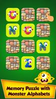 Alphabets Memory Monster captura de pantalla 3