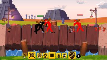 Stick man  : Blue crystal war screenshot 2