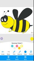 Bee coloring pages screenshot 2