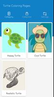 پوستر 🐢 Turtle Coloring Pages For A
