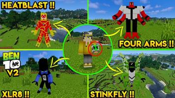 Mod Ben 10 Alien for Minecraft PE - Mod Omnitrix تصوير الشاشة 2