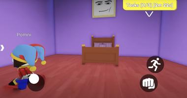 Amazing Pomni Circus Mafia Sim Poster