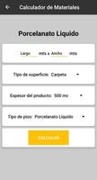 Calculador Porcelanato Líquido تصوير الشاشة 1