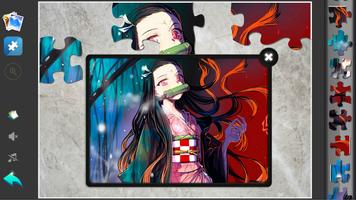 Nezuko Tanjiro Jigsaw Puzzle capture d'écran 3