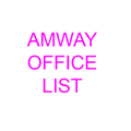 AMWAY OFFICE LIST