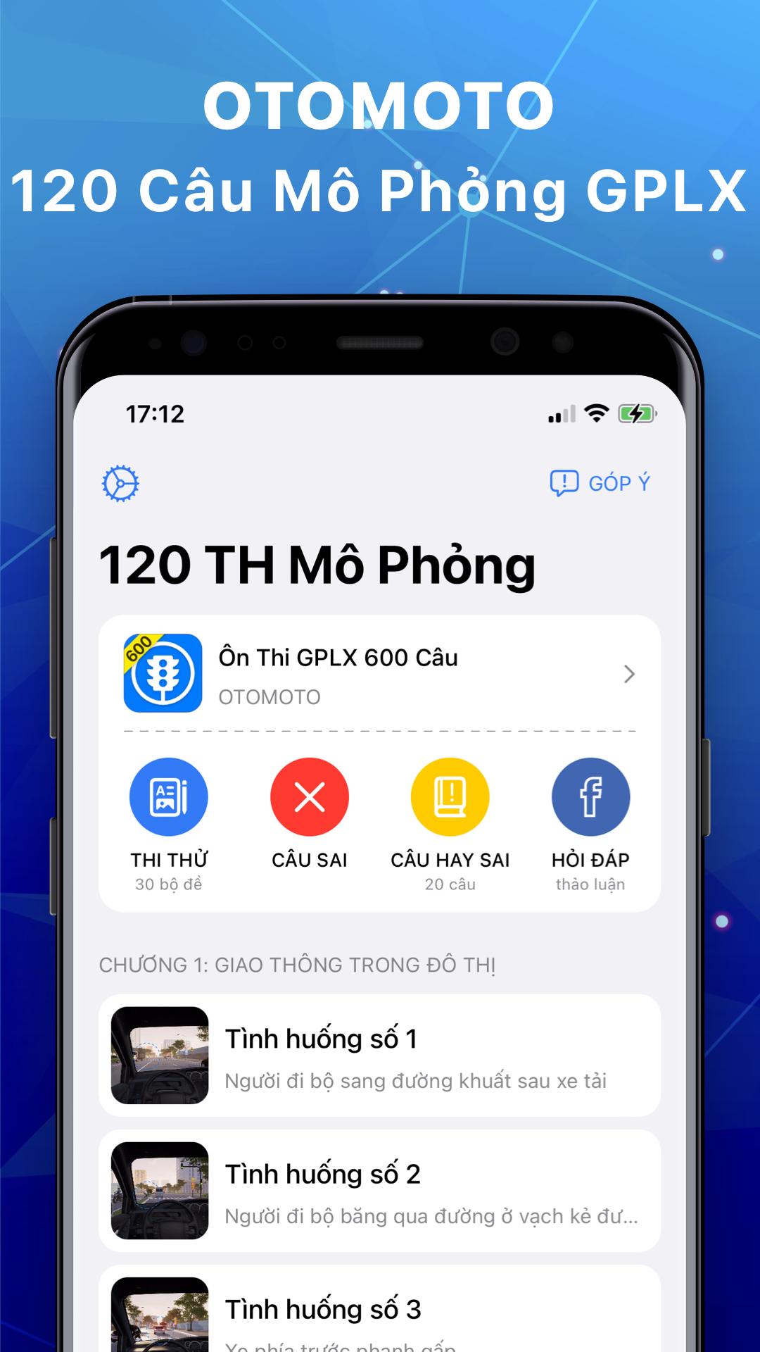 Tải Xuống Apk 120 Câu Mô Phỏng Gplx Otomoto Cho Android