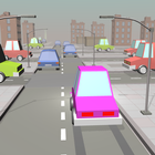 Rush Traffic Car 3D أيقونة